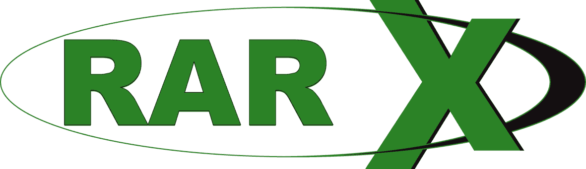 RAR-X hochkonzentriertes Gummimodifiziertes Bitumengranulat Logo RAR-X